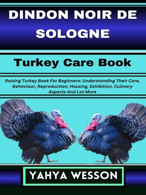 cover image of DINDON NOIR DE SOLOGNE Turkey Care Book